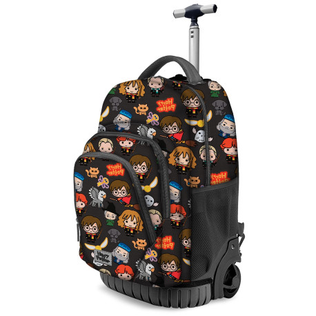 Harry Potter Charms-Mochila Trolley GTS FAN, Negro