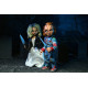 Lot de 2 figurines de la mariée de Chucky Chucky & Tiffany 14 cm NECA