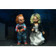 Lot de 2 figurines de la mariée de Chucky Chucky & Tiffany 14 cm NECA