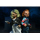 Lot de 2 figurines de la mariée de Chucky Chucky & Tiffany 14 cm NECA