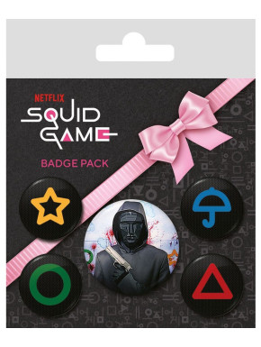 Squid Game Pack 5 Chapas Front Man