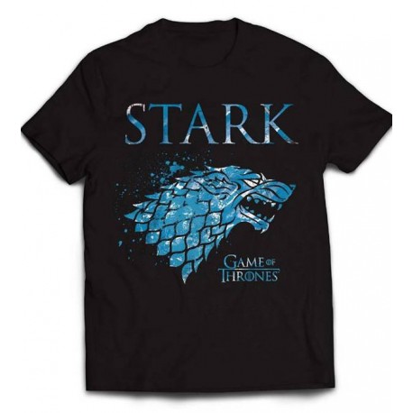 T-shirt Game of Thrones Stark bleu