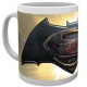 Taza Batman v Superman Logo gold