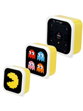 Set de 3 Tupper Pac-Man