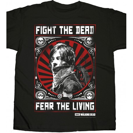 T-shirt Walking Dead Daryl Fight the Dead