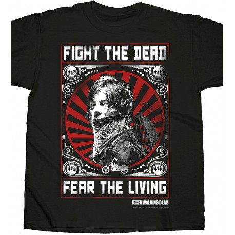 T-shirt Walking Dead Daryl Lutte contre la Mort