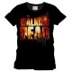 Camiseta Walking Dead on fire