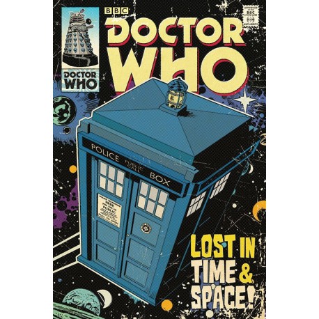 Póster Lost in Time and Space Doctor Who