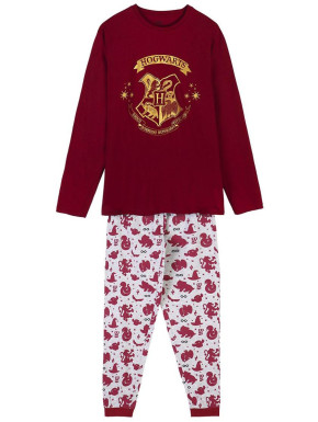 Pijama Largo Chica Harry Potter Hogwarts 