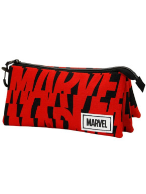 Estojo Tripla Marvel Logótipo