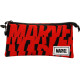 Marvel Cut Estuche Portatodo Triple ECO, Rojo