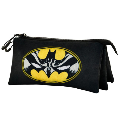 Batman Sight Estuche Portatodo Triple ECO, Negro