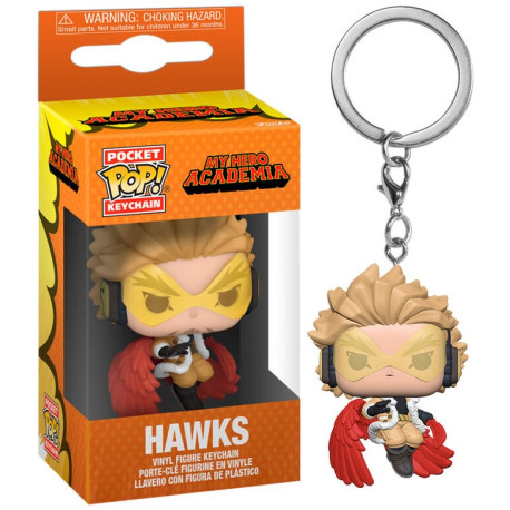 My Hero Academia Llaveros Pocket POP! Vinyl Hawks 4 cm Expositor (12)