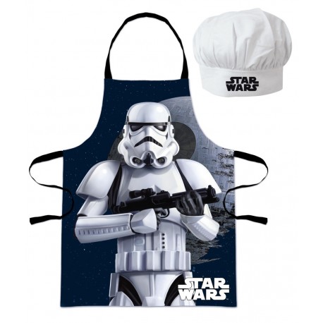 Set grembiule e cappello bambini Star Wars