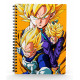 Caderno de Notas 3D Saiyans Dragon Ball