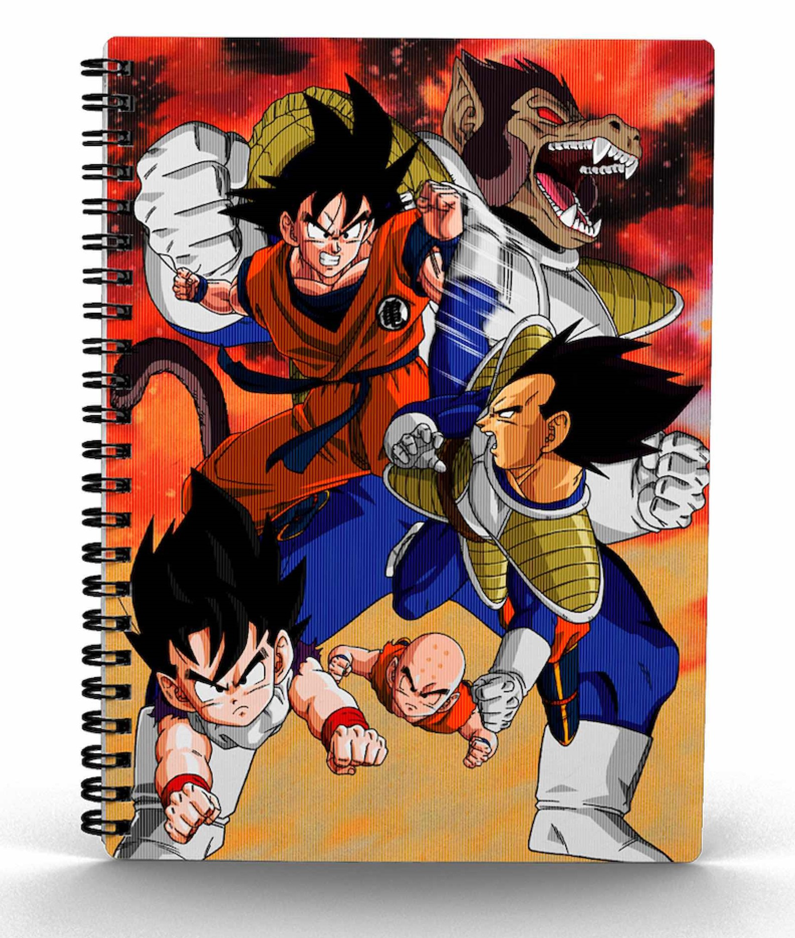 Libreta Cuaderno 3D Goku vs Vegeta Dragon Ball por solo 9,90€ –  