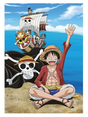 Manta Polar One Piece Luffy Algodón