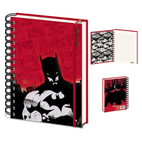 Cahier A5 Batman DC Comics Rouge