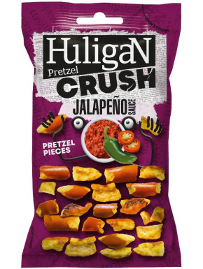 Snack de Pretzle Huligan Crush Jalapeño
