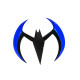 BATARANG BLUE WITH LIGTHS REPLICA 20 CM BATMAN BEYOND PROP REPLICA