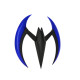 BATARANG BLUE WITH LIGTHS REPLICA 20 CM BATMAN BEYOND PROP REPLICA