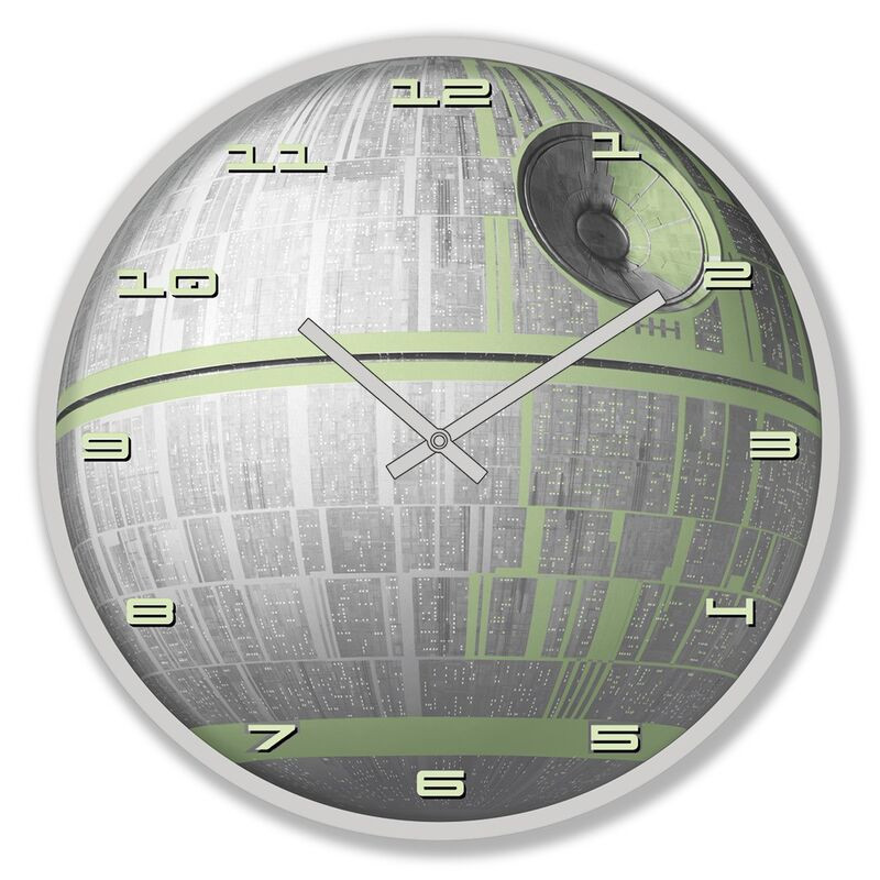 Oír de palo Detector Reloj de Pared Star Wars Death Star Brilla en la Oscuridad por 14,90€ –  LaFrikileria.com