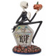 FIGURA DISNEY PESADILLA ANTES DE NAVIDAD JACK SKELLINGTON EN TUMBA COLECCION TRADITIONS