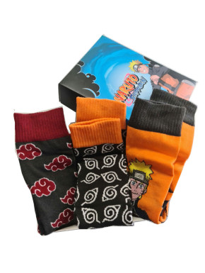 PACK-3 CALCETINES ADULTO NARUTO