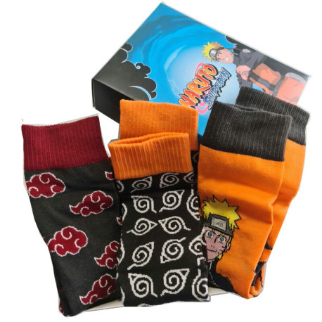 Set de 3 pares de calcetines Naruto