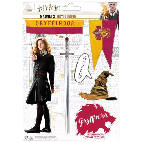 Conjunto Imanes Harry Potter Gryffindor