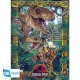 JURASSIC PARK - Set 2 Chibi Posters - Gates and Biodiversity(52x38)x4