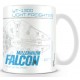 Taza Croquis Halcón Milenario Episodio VII