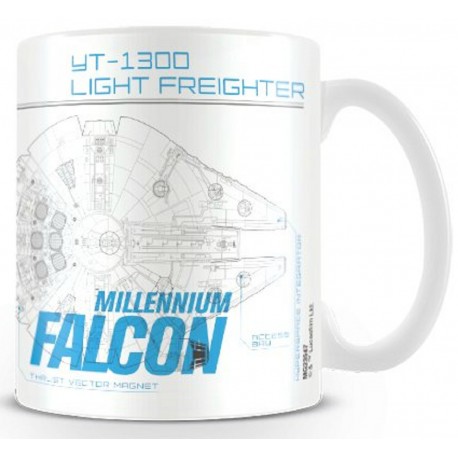 Cup Schets van de Millennium Falcon Episode VII