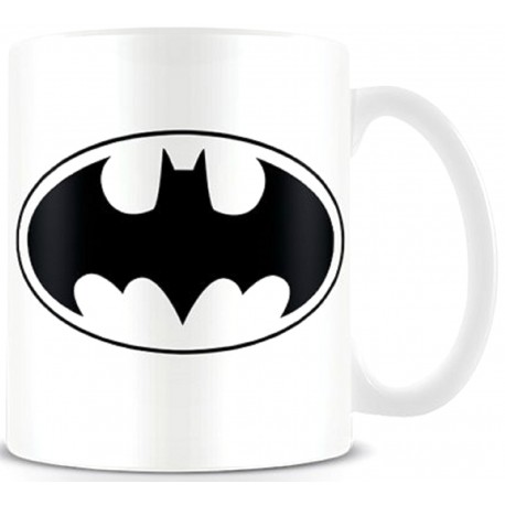 Taza Logo Batman Blanca