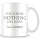 Cup You Know Nothing Jon Snow