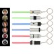 Keychain lightsaber surprise