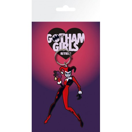 Key ring rubber Harley Quinn