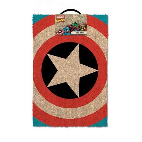 Deurmat schild van Captain America