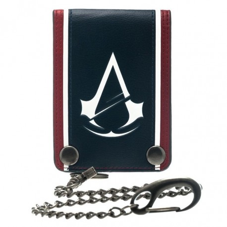 Cartera Assassin's Creed Azul Unity cadena