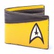 Cartera Star Trek logo Command amarilla