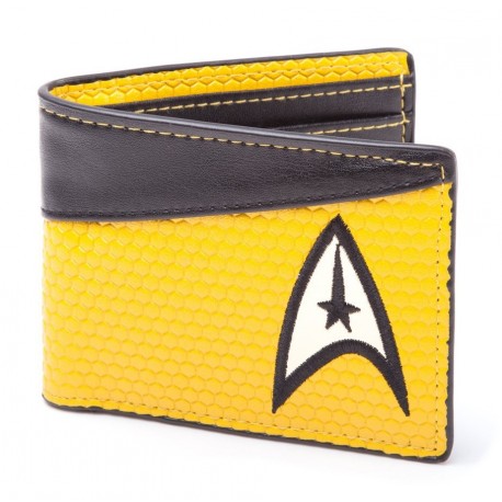 Cartera Star Trek logo Command amarilla