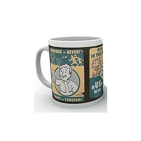 Mug avec affiches de Vault Boy Fallout 4
