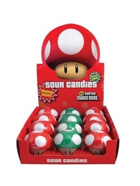 Bonbons Nintendo champignon de Super Mario Bros