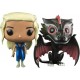 Funko Pop! Game of Thrones Jeu de Daenerys& Drogon