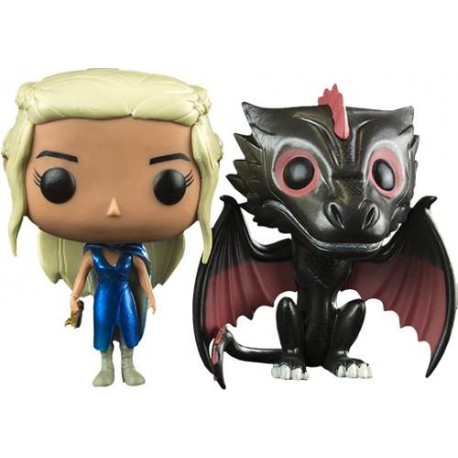 Funko Pop Game of Thrones Pack Daenerys& Drogon