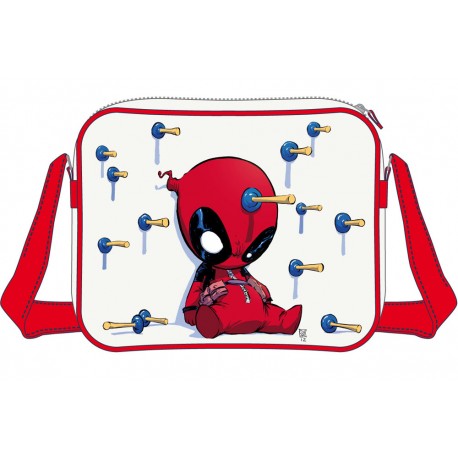 Borsa a spalla cotta di Deadpool rosso