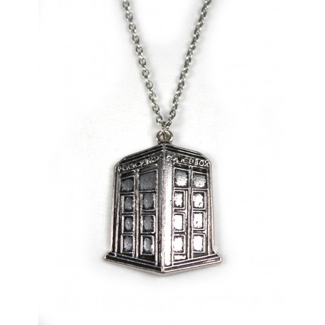 Pendant TARDIS silver