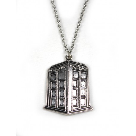 Pendentif argent TARDIS