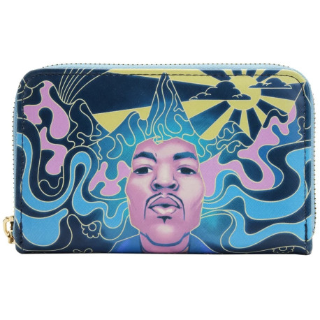 Cartera con Cremallera Jimi Hendrix Paisaje Psicodelico