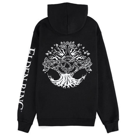 Black hoodie with Elden Ring logo